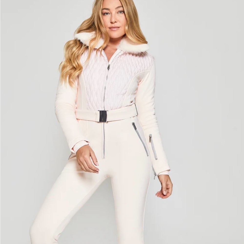 My Sunday Ski Elegance Megeve Ski Suit in Light Pink